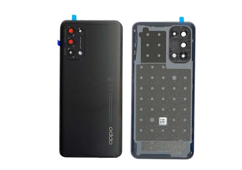 Tapa Batería Original Oppo Find X3 Lite / Reno5 5G Negro SERVICE PACK
