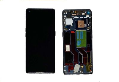 Pantalla Completa OPPO Find X3 Neo Negro SERVICE PACK