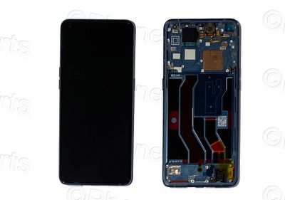 Pantalla Completa OPPO Find X3 PRO Azul con Marco SERVICE PACK