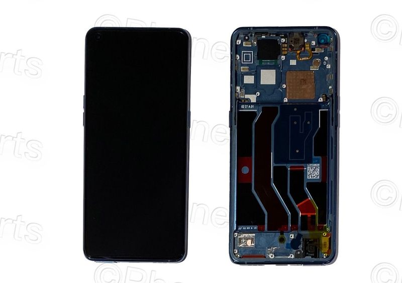 Pantalla Completa OPPO Find X3 PRO Azul con Marco SERVICE PACK