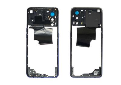 Carcasa Intermedia Chasis Original Oppo A74 A74 4G CPH2219 Azul