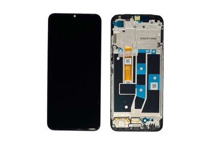 Pantalla Completa Oppo A16 Negro SERVICE PACK