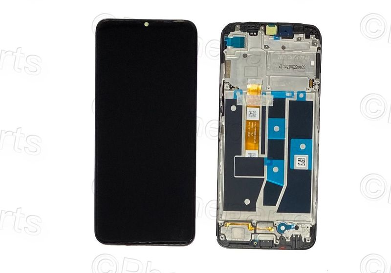 Pantalla Completa Oppo A16s Negro SERVICE PACK