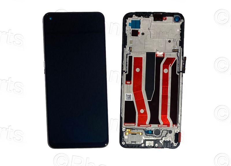 Pantalla Completa OPPO A94 5G (CPH221), A95 5G (PELM00), F19 Pro+ 5G, Reno5 Z Negro SERVICE PACK