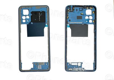 Carcasa Intermedia Chasis Original Xiaomi RedMi Note11 PRO Azul