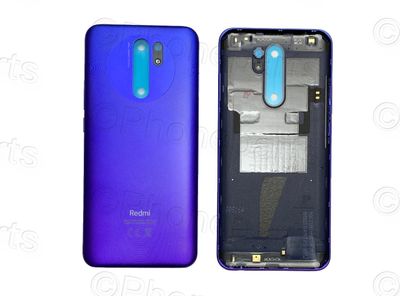 Carcasa Trasera Tapa Batería Xiaomi RedMi9 Azul