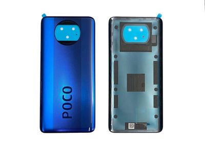 Tapa Batería Original Xiaomi Phocophone POCO X3 NFC Azul Cobalto