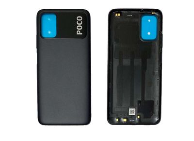 Carcasa Trasera Tapa Batería Original Xiaomi POCO M3 Negro
