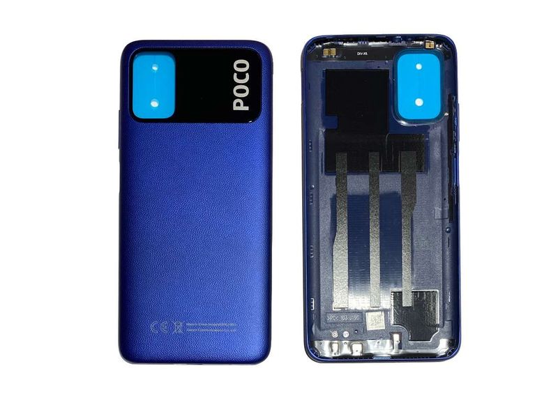 Tapa Batería Original Xiaomi Phocophone Poco M3 Azul