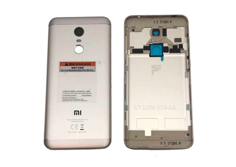 Carcasa Trasera Tapa Batería Original Xiaomi RedMi5 Plus Dorado