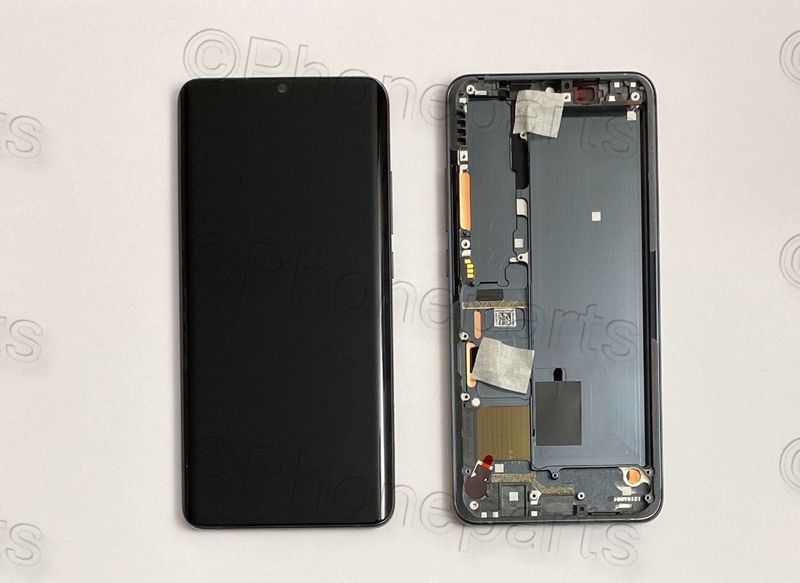 Pantalla Completa Original Xiaomi Mi Note10 (M1910F4G) Mi Note 10 Pro (M1910F4S) Negro con Marco