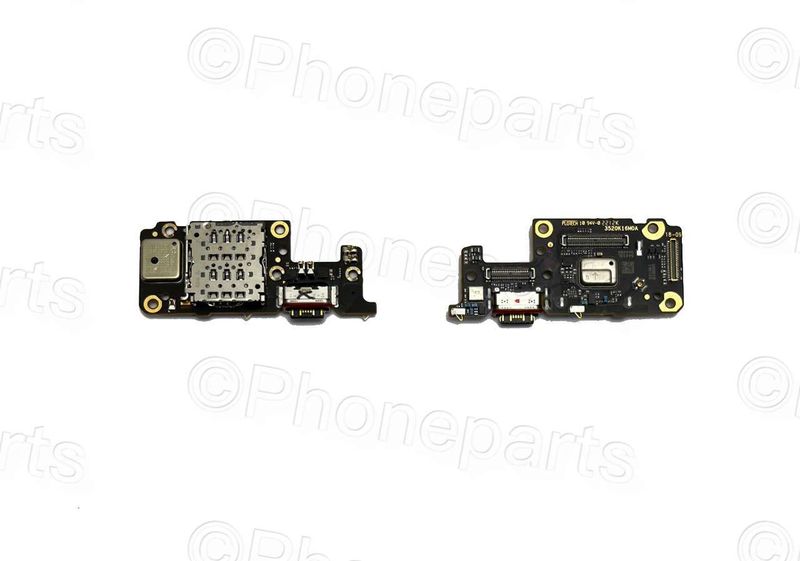 Placa con Conector Carga TipoC Conector Lector SIM y Micro Xiaomi RedMi Note11 PRO PLUS 5G