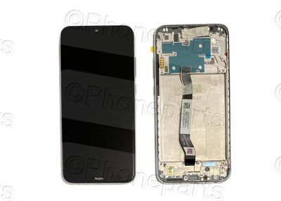 Pantalla Completa Original Xiaomi RedMi Note8 Blanco con Marco