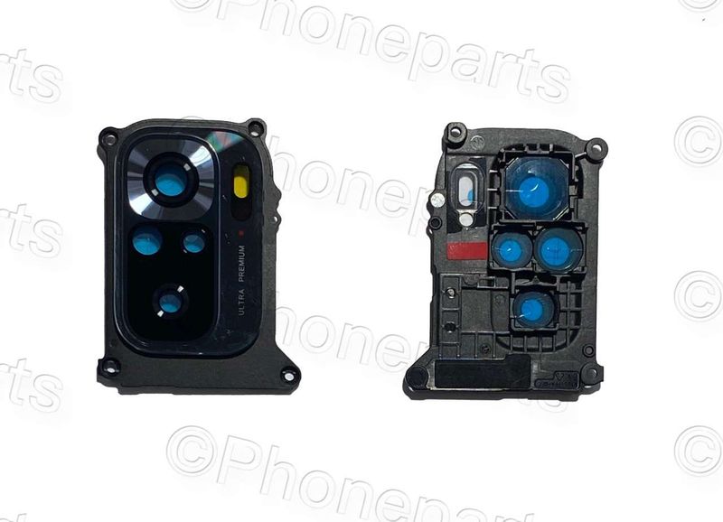 Embellecedor con Lente de Cámara Trasera Xiaomi RedMi Note10, Note 10S Tarnish / Gris / Negro