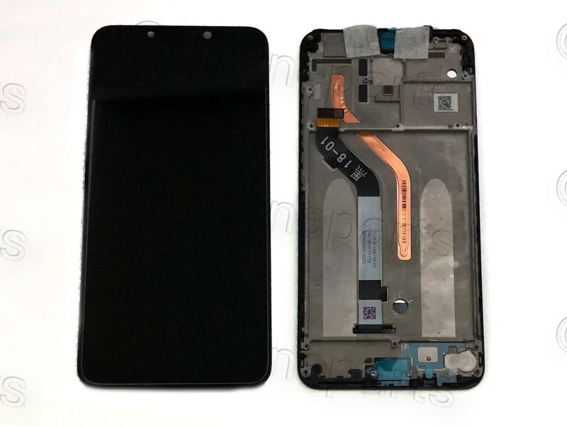 Pantalla Completa Original Xiaomi Pocophone F1 Negro con Marco