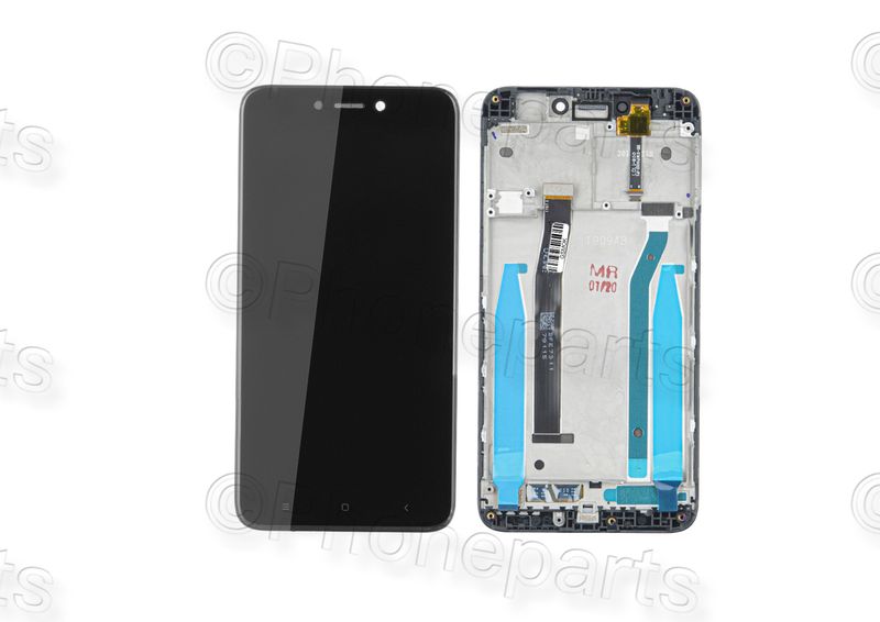 Pantalla Completa Xiaomi RedMi 4X Negro con Marco