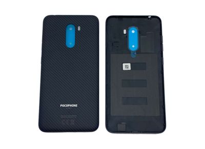 Carcasa Trasera Tapa Batería Original Xiaomi Pocophone F1 Negro Carbono
