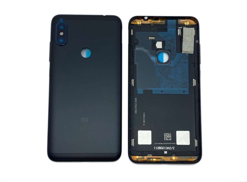 Carcasa Trasera Tapa Batería Original con Lente de Cámara Xiaomi RedMi Note6 PRO Negro