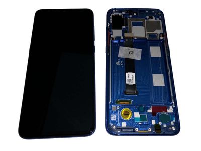 Pantalla Completa Original Xiaomi Mi9 con Marco Azul