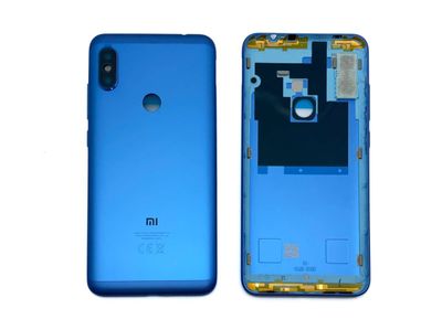 Carcasa Trasera Tapa Batería Original con Lente de Cámara Xiaomi RedMi Note6 PRO Azul