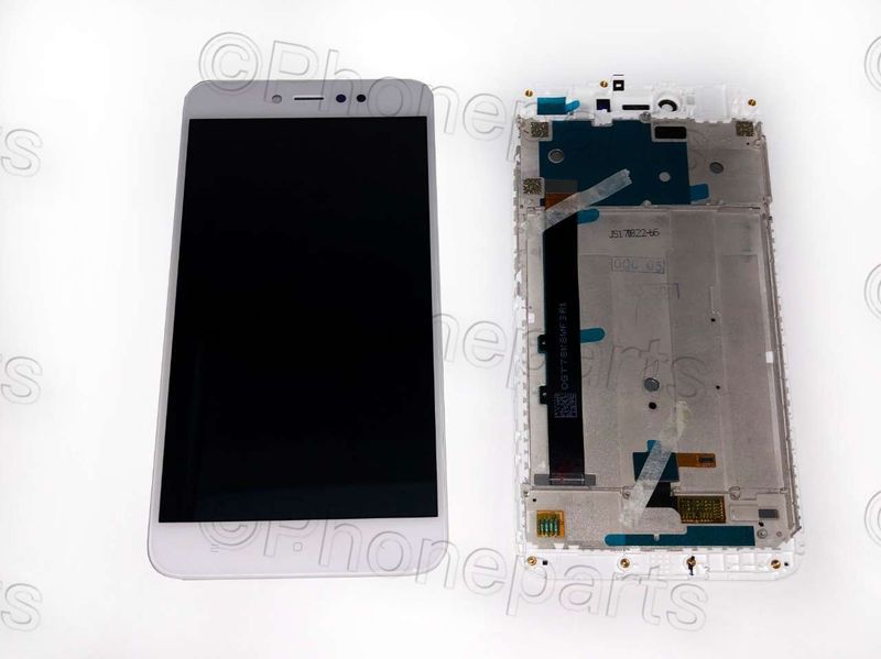 Pantalla Completa Xiaomi RedMi Note 5A Prime Blanco con Marco