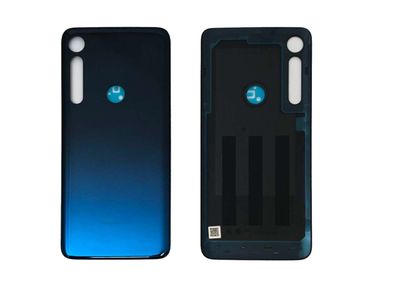 Tapa Batería Motorola One Macro Azul Oscuro