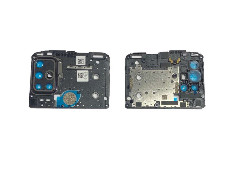 Carcasa Trasera Superior con Marco de Lente Motorola Moto G10 XT2127 Gris