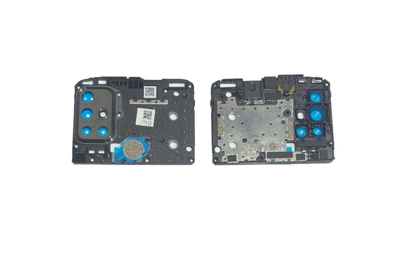 Carcasa Trasera Superior con Marco de Lente Motorola Moto G30 XT2129 Negro