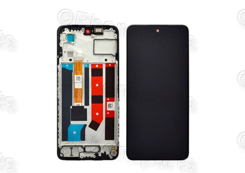 Pantalla Completa Negra Oppo A80 5G, A3 5G, A3 Pro 5G