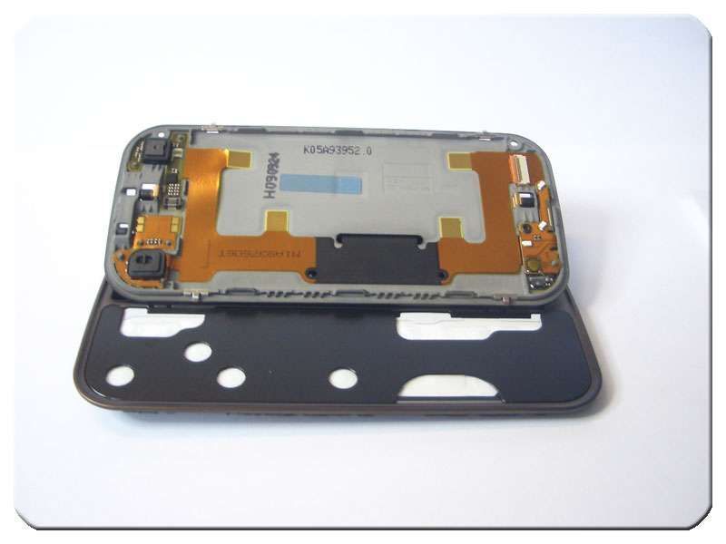 Carcasa Deslizante con Flex Nokia N97 Mini Granate Cam. Fronta