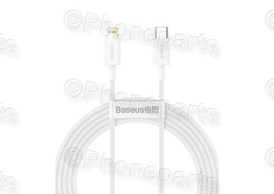 Cable USB Baseus cable Alta Densidad PD USB-C - Lightning 2,0 m 20W Blanco Apple Iphone