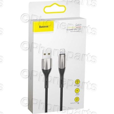 Cable de datos USB Baseus Lightning con Led 2,4 A 0,5 m negro (CALSP-A01) Apple Iphone