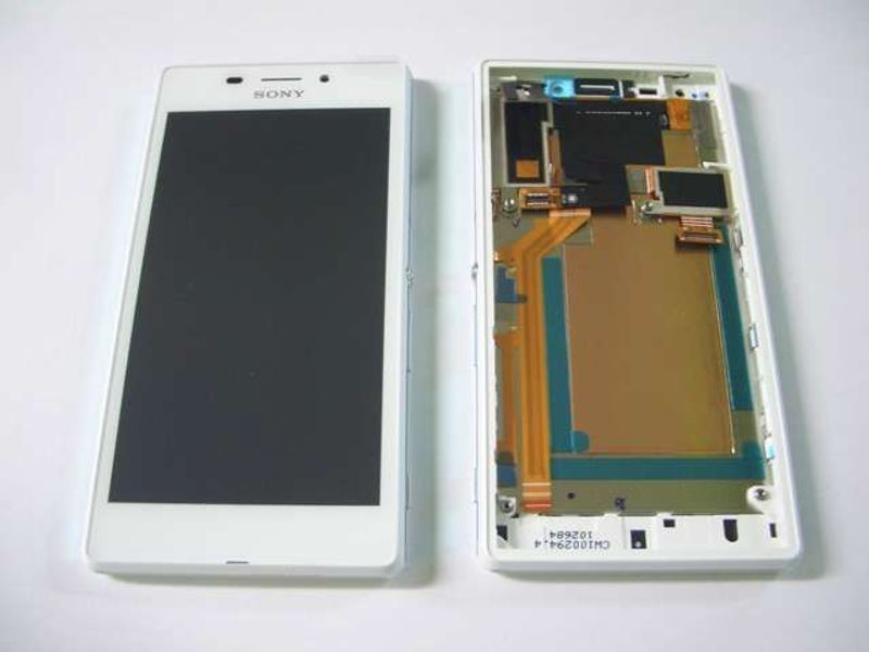 Pantalla Completa con Marco Sony M2 Aqua Blanco D2403 D2406 100% Origi