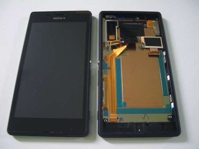 Pantalla Completa con Marco Sony M2 Aqua Negro D2403 D2406 100% Origin