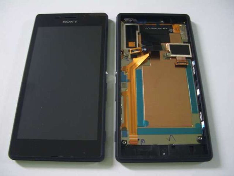 Pantalla Completa con Marco Sony M2 Aqua Negro D2403 D2406 100% Origin