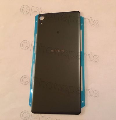 Carcasa Trasera Tapa Batería con Pegatina Doble Cara Sony Xperia XA F3111 F3112 F3113 F3115 F3116 Negro