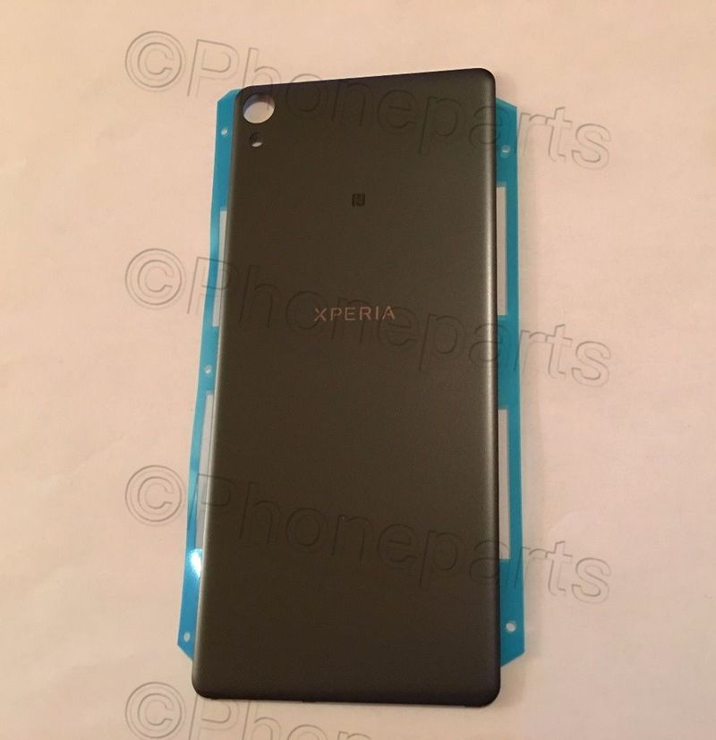 Carcasa Trasera Tapa Batería con Pegatina Doble Cara Sony Xperia XA F3111 F3112 F3113 F3115 F3116 Negro