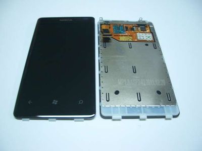 Display / LCD Digitalizador / Táctil Nokia 800 Lumia Negro con Marco