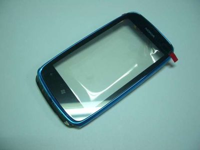 Carcasa Frontal con Digitalizador Pantalla Táctil Nokia Lumia 610 Azul