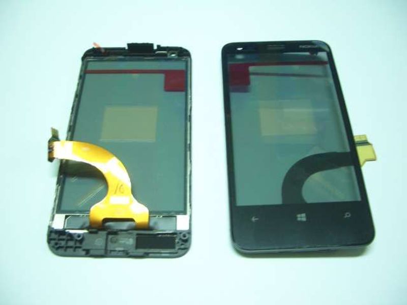 Digitalizador / Pantalla Táctil Con Marco Nokia Lumia 620 Negro