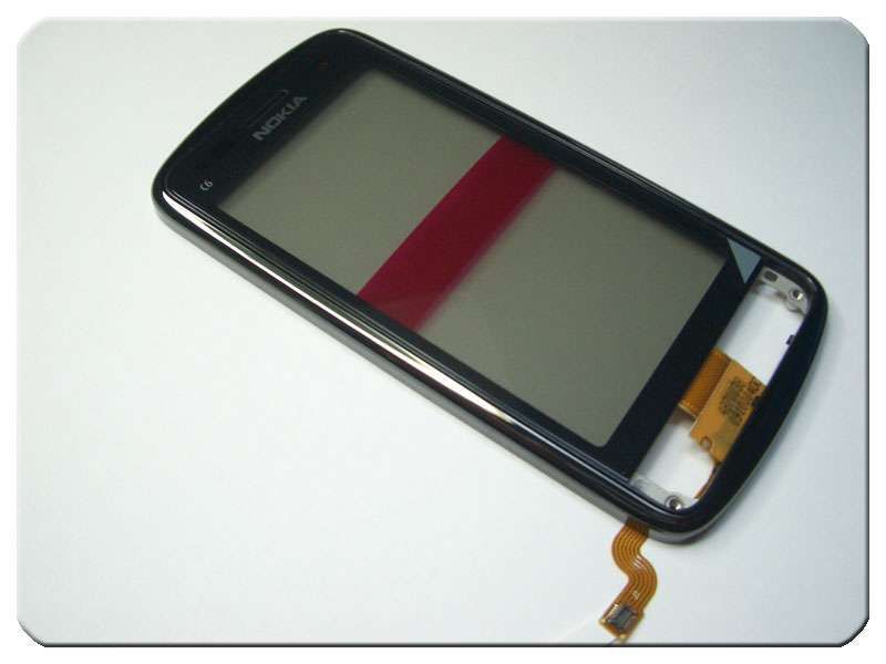 Carcasa Frontal Digitalizador / Pantalla Tactil Nokia C6-01 Neg
