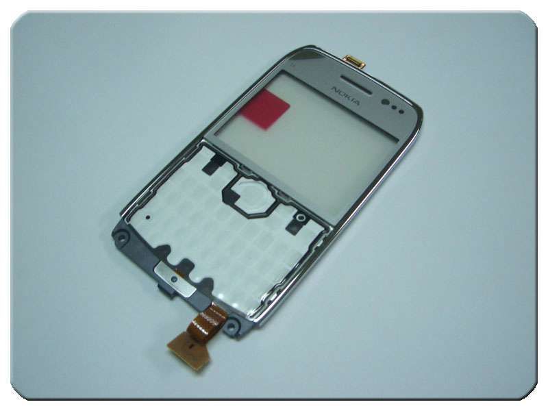 Carcasa Frontal con Digitalizador Nokia E6-00 Gris con Membrana
