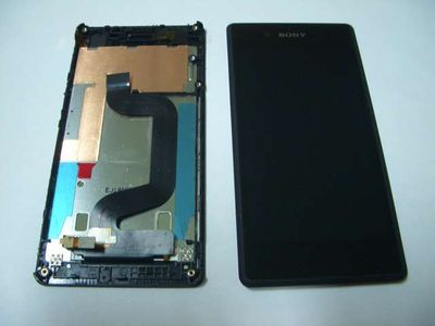 Pantalla Completa con Marco Sony E3 Negro D2202 D2203 y Dual D2212 100