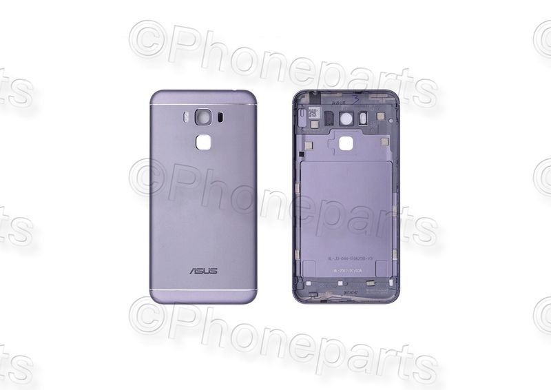 Carcasa Trasera Tapa Batería con Lente de Cámara y Sensor Huella ASUS Zenfone 3 MAX 5.2 Gris
