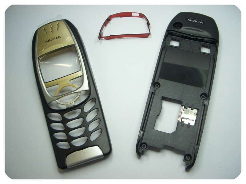 Carcasa Frontal Chassis Compatible Nokia 6310i Dorada / Negra