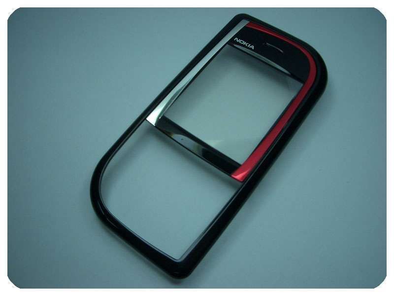Carcasa Frontal Nokia 7610 Negra/Roja