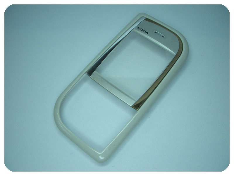 Carcasa Frontal Nokia 7610 Blanca/Plata