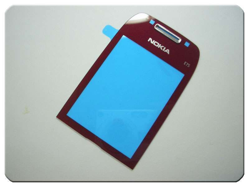 Lente / Ventana Display Nokia E75 Roja