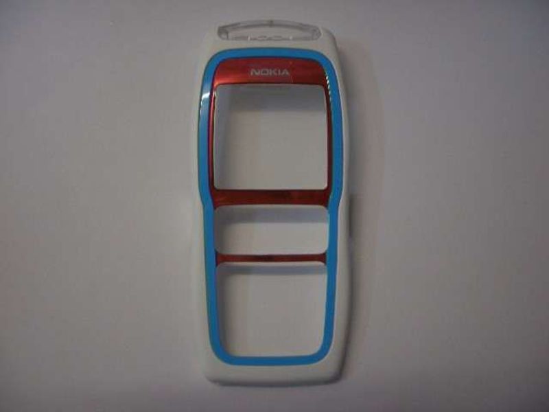 Carcasa Frontal Nokia 3220 Blanca/Rojo