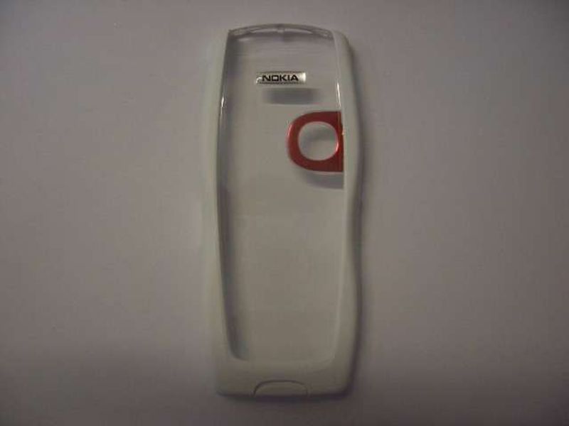 Tapa Batería Nokia 3220 Blanca/Rojo